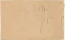 Study of Figures [verso], 1890/1897. Creator: Charles Sprague Pearce