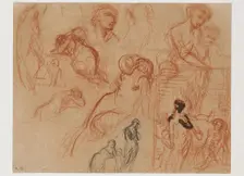 Study of Figures, between 1807 and 1876. Creator: Narcisse Virgile Diaz de la Pena