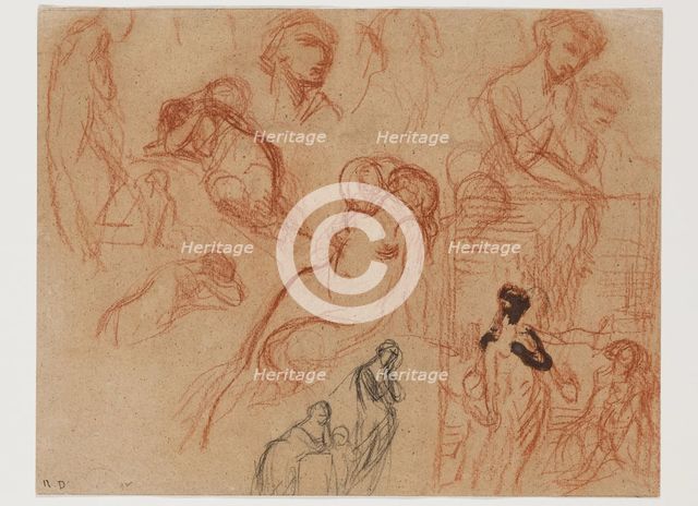 Study of Figures, between 1807 and 1876. Creator: Narcisse Virgile Diaz de la Pena.
