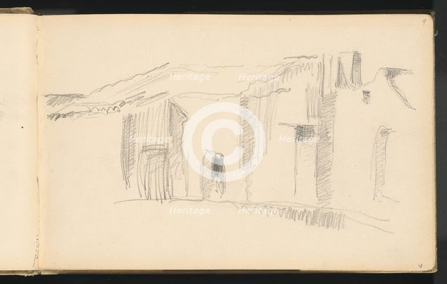 Study of Houses, 1879/1882. Creator: Paul Cezanne.