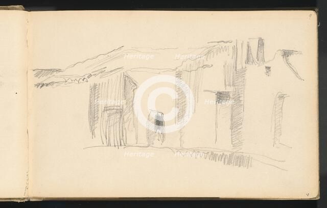 Study of Houses, 1879/1882. Creator: Paul Cezanne.