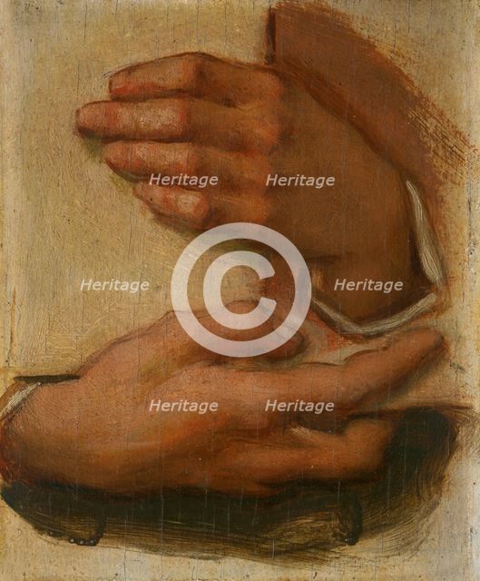 Study of Hands, 1895-1900. Creator: Milan Thomka Mitrovsky.