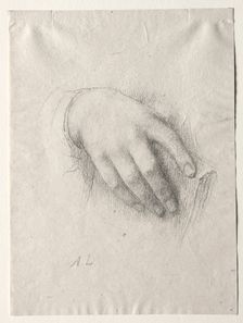 Study of Hands. Creator: Alphonse Legros (French, 1837-1911)