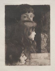 Study of Heads, 1899. Creator: Albert Besnard (French, 1849-1934)