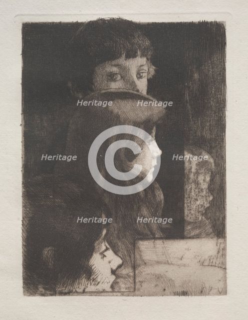 Study of Heads, 1899. Creator: Albert Besnard (French, 1849-1934).