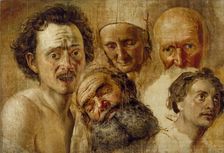 Study of Heads, c1830. Artist: Aleksandr Ivanov