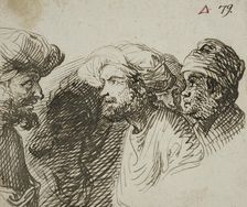 Study of heads with turbans. Creator: Jacob Symonsz. Pynas