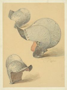 Study of Helmets, 1905. Creator: Eugen Wallachy