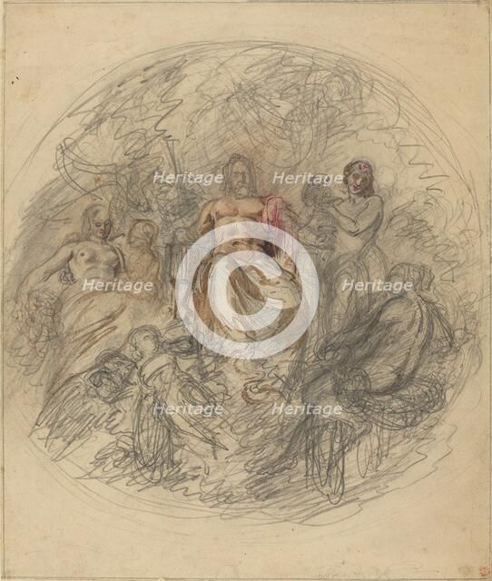 Study of Jove and Three Goddesses. Creator: Lorenzo Bartolini.