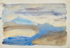 Study of land, sky and water, c1875-1944. Creator: George Clausen