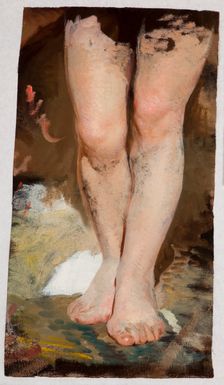 Study of Legs (Phryne) to the Painting "Phryne on the Poseidon's Celebration in Eleusis", c1888. Creator: Henryk Siemiradzki