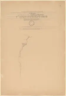 Study of Moldings, c. 1896. Creator: John Russell Pope