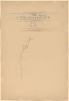 Study of Moldings, c. 1896. Creator: John Russell Pope