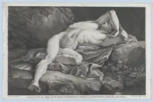 Study of Male Nude, 1762. Creator: Simon Charles Miger
