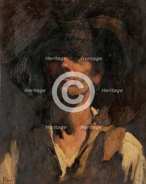 Study of Slovak highlander, 1910-1932. Creator: Zsigmond Nagy.