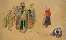 Study of Slovak Types, 1840-1860. Creator: Josef Navratil