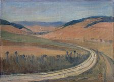 Study of Spis Landscape, 1930-1939. Creator: Jozef Hanula