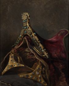 Study of Stirrups and a Saddle, 1879. Creator: Stanislaus von Chlebowski