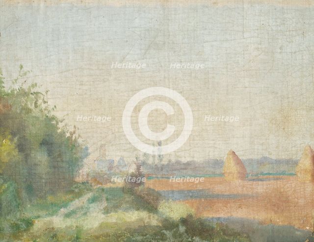 Study of Summer Landscape, 1890-1900. Creator: Ladislav Mednyanszky.