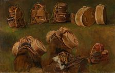 Study of Pack Saddles and Objects, 1883. Creator: Anders Monsen Askevold