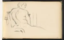 Study of Puget's "Hercules Resting", c. 1879. Creator: Paul Cezanne