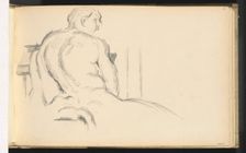 Study of Puget's "Hercules Resting", c. 1879. Creator: Paul Cezanne