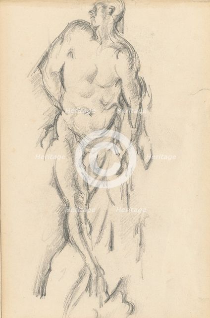 Study of Puget's "Milo of Crotona", 1895/1898. Creator: Paul Cezanne.