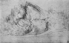 Study of Rock Formations c1480 (1945). Artist: Leonardo da Vinci