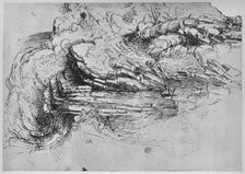 Study of Rock Formations c1480 (1945). Artist: Leonardo da Vinci