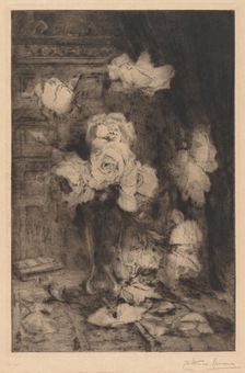 Study of Roses. Creator: Charles Nicolas Storm van s-Gravesande (Dutch, 1841-1924)