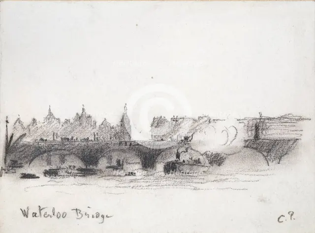 Study of Waterloo Bridge, c1900. Artist: Camille Pissarro.