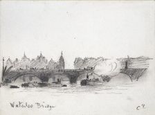 Study of Waterloo Bridge, c1900. Artist: Camille Pissarro