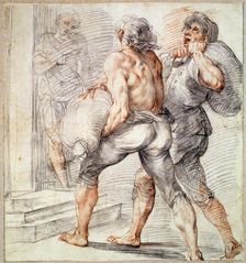 Study of Tax Collectors 1591-1593. Artist: Giuseppe Cesari