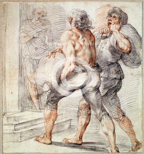 'Study of Tax Collectors', 1591-1593.  Artist: Giuseppe Cesari