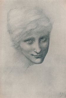 Study of the Mermaid, In The Depths of the Sea 1886. Artist: Sir Edward Coley Burne-Jones