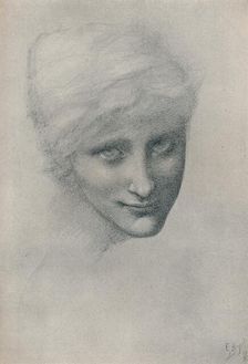 Study of the Mermaid, In The Depths of the Sea 1886. Artist: Sir Edward Coley Burne-Jones