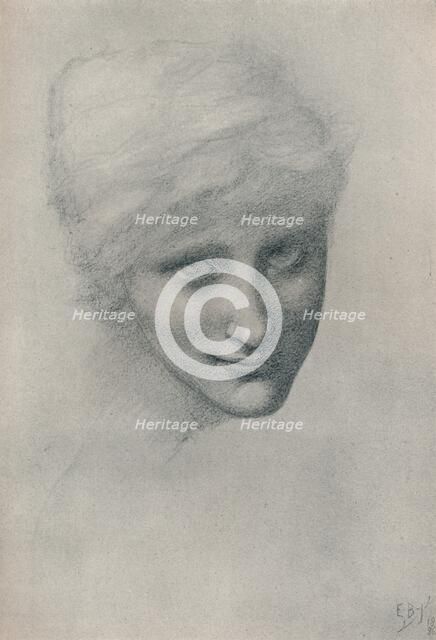 'Study of the Mermaid, In The Depths of the Sea', 1886. Artist: Sir Edward Coley Burne-Jones.