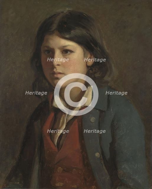 Study of the Model Carminello, probably between 1860 and 1862. Creator: Sophie Ribbing.