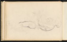 Study of the Allegorical Figure of Health in Rubens "The Birth of Louis XIII", 1880/1883. Creator: Paul Cezanne