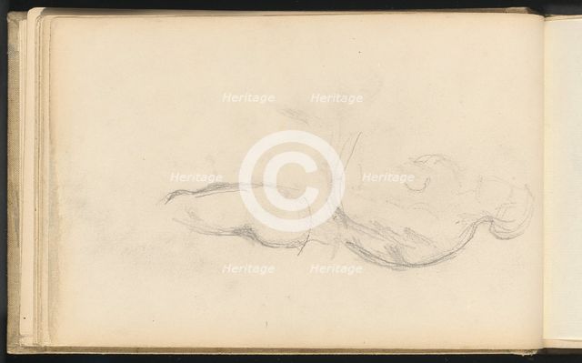 Study of the Allegorical Figure of Health in Rubens' "The Birth of Louis XIII", 1880/1883. Creator: Paul Cezanne.