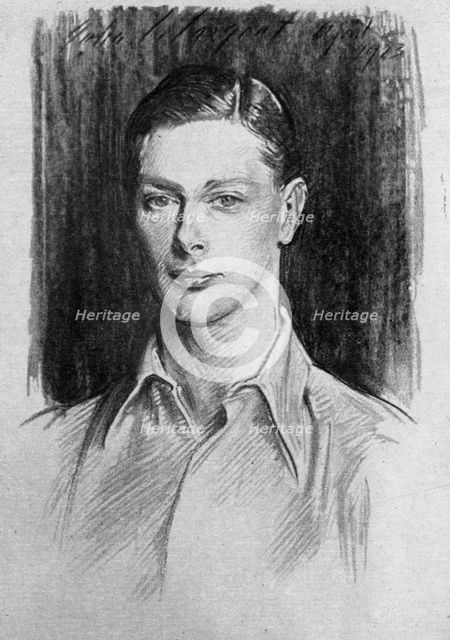 Study of the Duke of York, 1923.  Creator: John Singer Sargent.