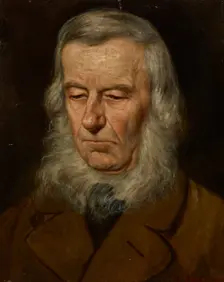 Study of the Head of an Old Man, c1890. Creator: Waclaw Koniuszko