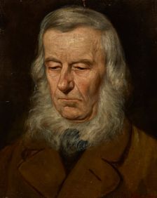 Study of the Head of an Old Man, c1890. Creator: Waclaw Koniuszko