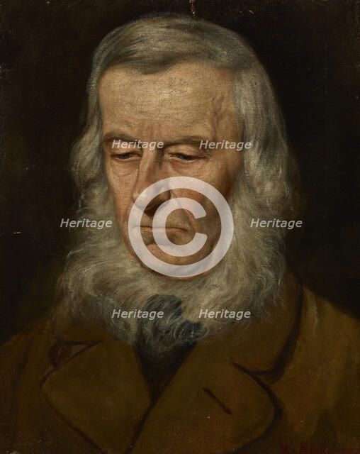 Study of the Head of an Old Man, c1890. Creator: Waclaw Koniuszko.