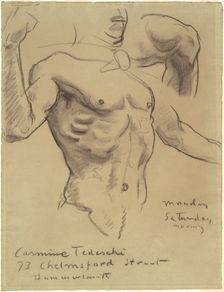 Study of the Resurrection for "Fifteen Mysteries of the Rosary", 1903-1916. Creator: John Singer Sargent