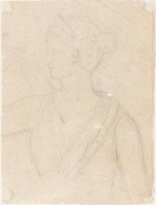 Study of the Statue of Diana in the Vatican [verso]. Creator: Benjamin Robert Haydon