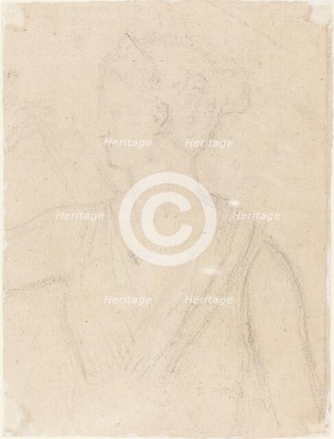 Study of the Statue of Diana in the Vatican [verso]. Creator: Benjamin Robert Haydon.