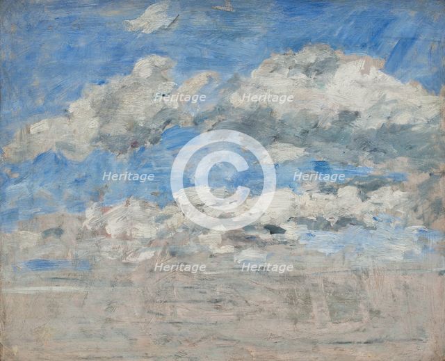 Study of the Sky, c1890-1895. Creator: Eugene Louis Boudin.