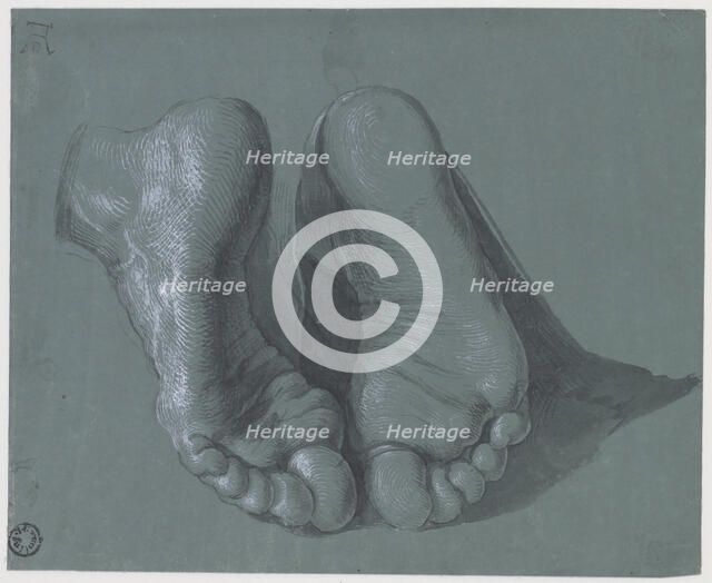 Study of Two Feet, c.1508. Artist: Dürer, Albrecht (1471-1528)
