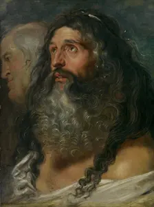 Study of Two Heads, ca. 1609. Creator: Peter Paul Rubens